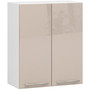 Kuchyňská skříňka OLIVIA W60 H720 - bílá/cappuccino lesk - galerie #1