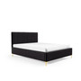 Postel PK 36 120x200 cm - zlaté nohy Černá