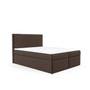 Postel 71 160x200 cm s úložným prostorem Hnědá