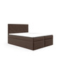 Postel 72 120x200 cm s úložným prostorem Hnědá