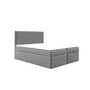 Postel 72 140x200 cm s úložným prostorem Šedá I