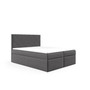 Postel 72 180x200 cm s úložným prostorem Šedá
