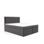 Postel 78 140x200 cm s úložným prostorem Šedá