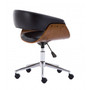 Kancelářská židle Coral - černá/ořech - galerie #4