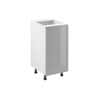 Kuchyňská skříňka ASPEN II D40-P/L- bílá/šedá