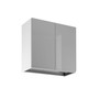 Závěsná kuchyňská skříňka ASPEN II G80C - bílá/šedá