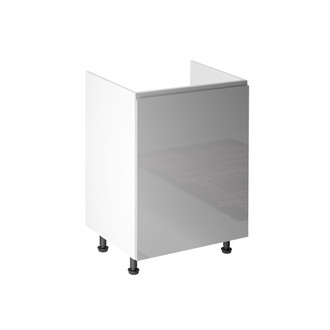 Kuchyňská skříňka ASPEN II D60Z-P/L - bílá/šedá