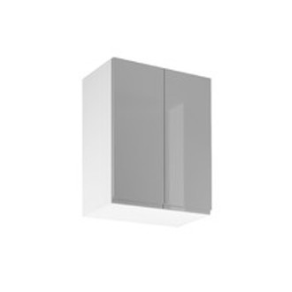 Závěsná kuchyňská skříňka ASPEN II G60 - bílá-šedá