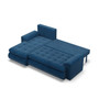 Rohová rozkládací sedací souprava TOKIO VI Pro I Levá Modrá - galerie #2