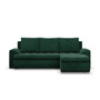 Rohová rozkládací sedací souprava TOKIO VI Pro I Pravá Zelená