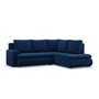 Rohová rozkládací sedací souprava TOKIO V PRO Pravá Modrá - galerie #1