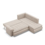 Rohová rozkládací sedací souprava TOKIO V PRO Pravá Béžová - galerie #2