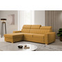 Rozkládací rohová sedací souprava LAOS Levá Žlutá - galerie #1