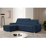 Rozkládací rohová sedací souprava LAOS Levá Modrá II - galerie #1