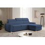 Rozkládací rohová sedací souprava LAOS Pravá Modrá - galerie #1