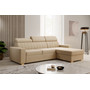 Rozkládací rohová sedací souprava LAOS Pravá Béžová - galerie #1