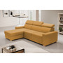 Rozkládací rohová sedací souprava MONSUN Levá Žlutá - galerie #1