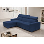 Rozkládací rohová sedací souprava MONSUN Levá Modrá II - galerie #1