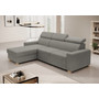 Rozkládací rohová sedací souprava MONSUN Levá Šedá - galerie #1