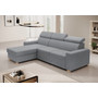 Rozkládací rohová sedací souprava MONSUN Levá Šedá I - galerie #1