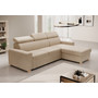 Rozkládací rohová sedací souprava MONSUN Pravá Béžová - galerie #1