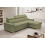 Rozkládací rohová sedací souprava MONSUN Pravá Zelená I - galerie #1