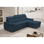 Rozkládací rohová sedací souprava MONSUN Pravá Modrá III - galerie #1