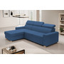 Rozkládací rohová sedací souprava MONSUN Levá Modrá I - galerie #1