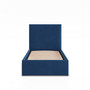 Čalouněná postel PAOLA 90x200 cm s roštem Modrá I - galerie #1