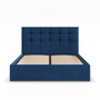Čalouněná postel SORIA 140x200 cm s roštem Modrá I - galerie #1
