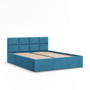 Čalouněná postel BORGO 180x200 cm s roštem Modrá
