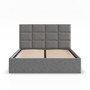 Čalouněná postel YORK 160x200 cm s roštem Šedá - galerie #1