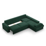 Rohová rozkládací sedací souprava FESTINA Pravá Zelená - galerie #3