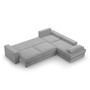 Rohová rozkládací sedací souprava FESTINA Pravá Šedá I - galerie #2