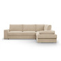 Rohová rozkládací sedací souprava FESTINA Pravá Béžová - galerie #1