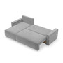 Rohová rozkládací sedací souprava LUCCA Šedá I - galerie #4