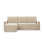 Rohová rozkládací sedací souprava LUCCA Béžová - galerie #1