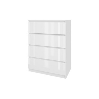 Komoda 70/4 - bílý lesk