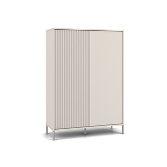 Policový regál KAMARO 2DD SLIM/hladký - béžová