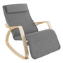 Houpací křeslo SUZI Tmavě šedá