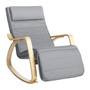 Houpací křeslo SUZI Světle šedá