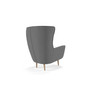 Křeslo FLORENCE Šedá - galerie #1