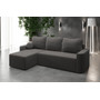 Rozkládací rohová sedací souprava ENZO Levá Šedá - galerie #1