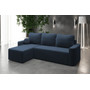 Rozkládací rohová sedací souprava ENZO Levá Modrá - galerie #1