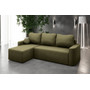 Rozkládací rohová sedací souprava ENZO Levá Zelená - galerie #1
