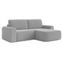 Rozkládací rohová sedací souprava BORELLO Pravá Šedá I
