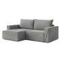 Rozkládací rohová sedací souprava CORTE Levá Šedá