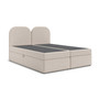 Čalouněná postel COMO s úložným prostorem 200x200 cm - galerie #6