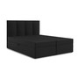 Čalouněná postel VINI s úložným prostorem 140x200 cm Černá