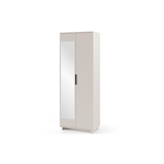 Šatní skříň BIANCO 70  se zrcadlem
